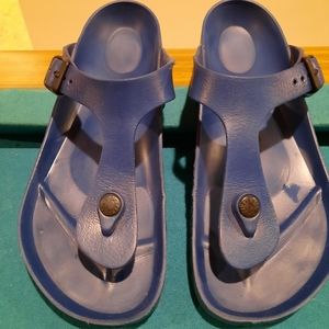 Navy blue Birkenstock sandals